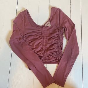 NWOT Buckle cropped longsleeve